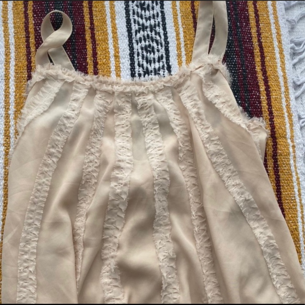 Super cute ruffle tank top